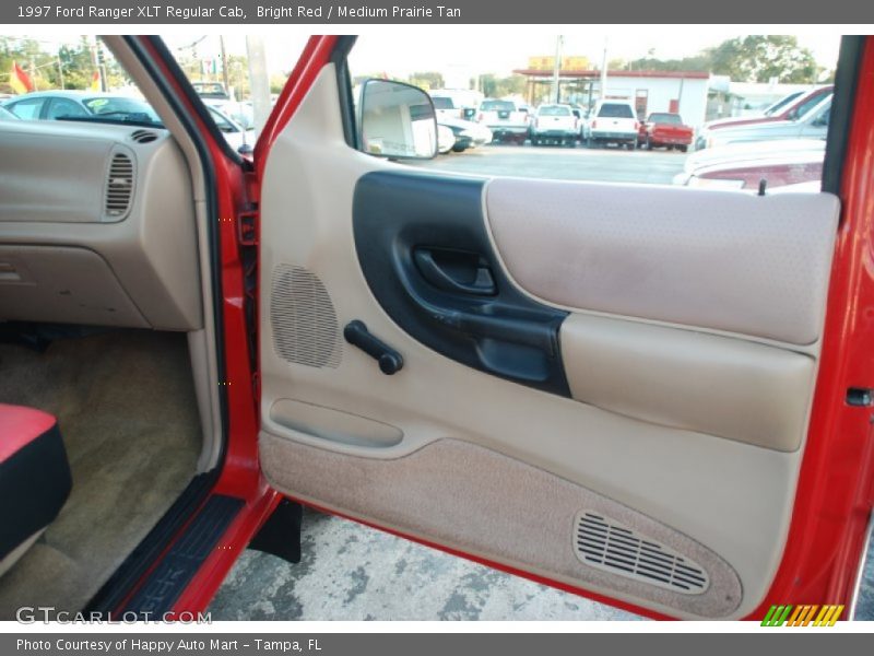 Bright Red / Medium Prairie Tan 1997 Ford Ranger XLT Regular Cab