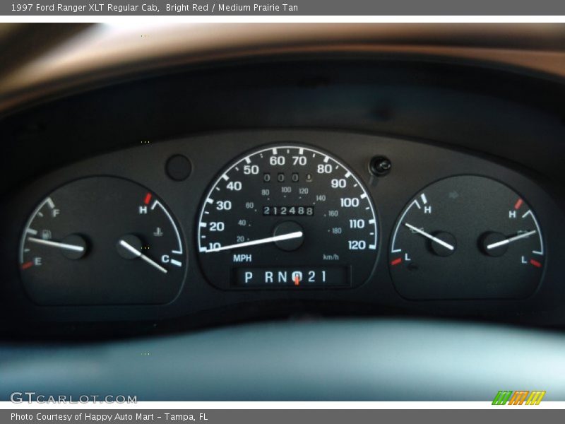  1997 Ranger XLT Regular Cab XLT Regular Cab Gauges