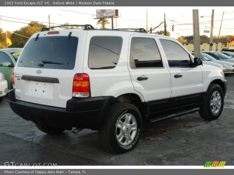 Oxford White / Medium Dark Pebble 2003 Ford Escape XLT V6