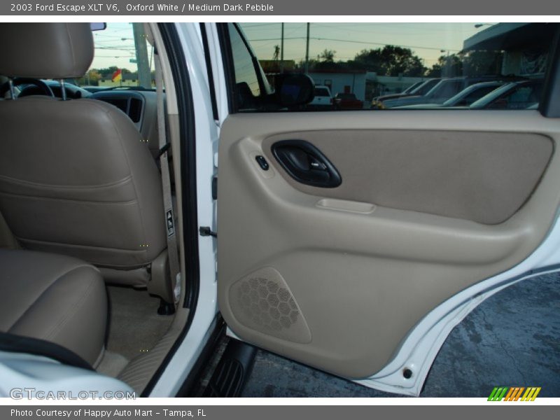Oxford White / Medium Dark Pebble 2003 Ford Escape XLT V6