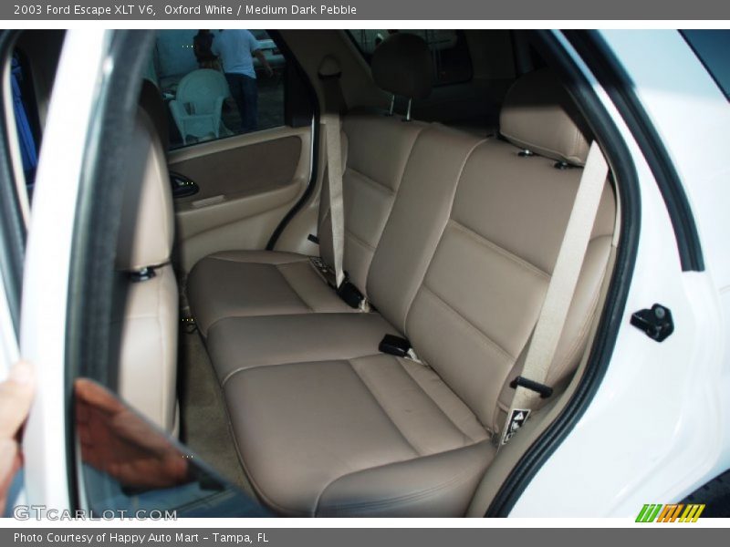 Oxford White / Medium Dark Pebble 2003 Ford Escape XLT V6