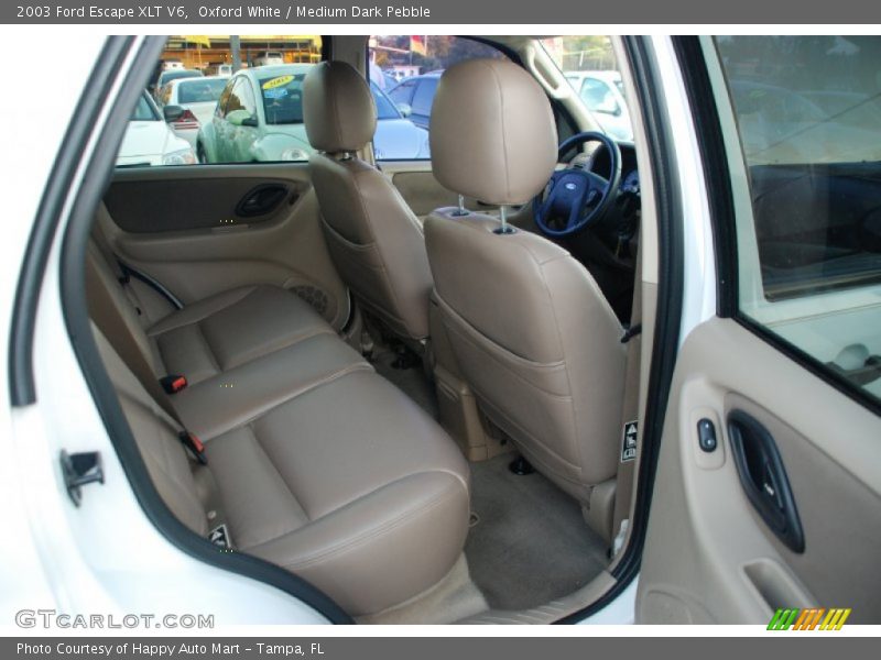 Oxford White / Medium Dark Pebble 2003 Ford Escape XLT V6