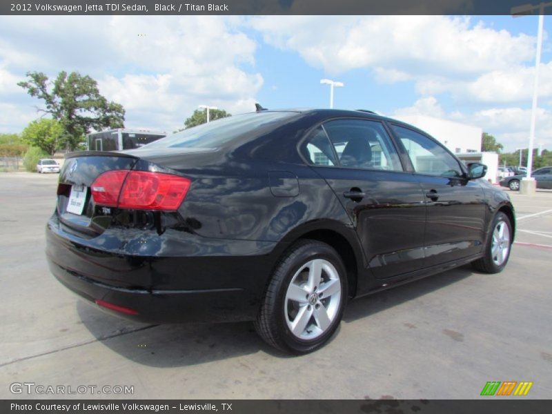 Black / Titan Black 2012 Volkswagen Jetta TDI Sedan