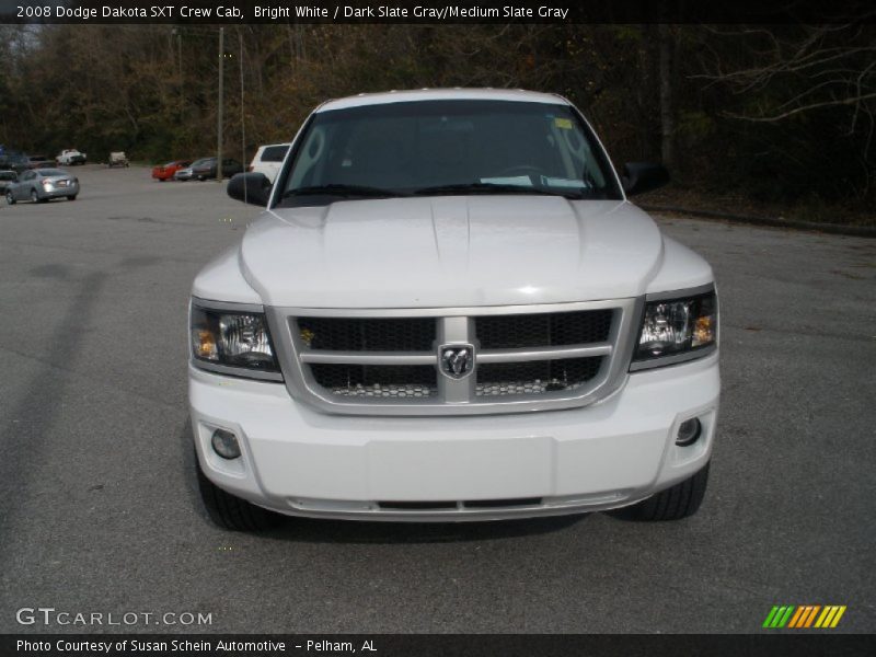 Bright White / Dark Slate Gray/Medium Slate Gray 2008 Dodge Dakota SXT Crew Cab