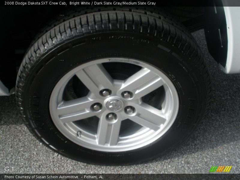 Bright White / Dark Slate Gray/Medium Slate Gray 2008 Dodge Dakota SXT Crew Cab