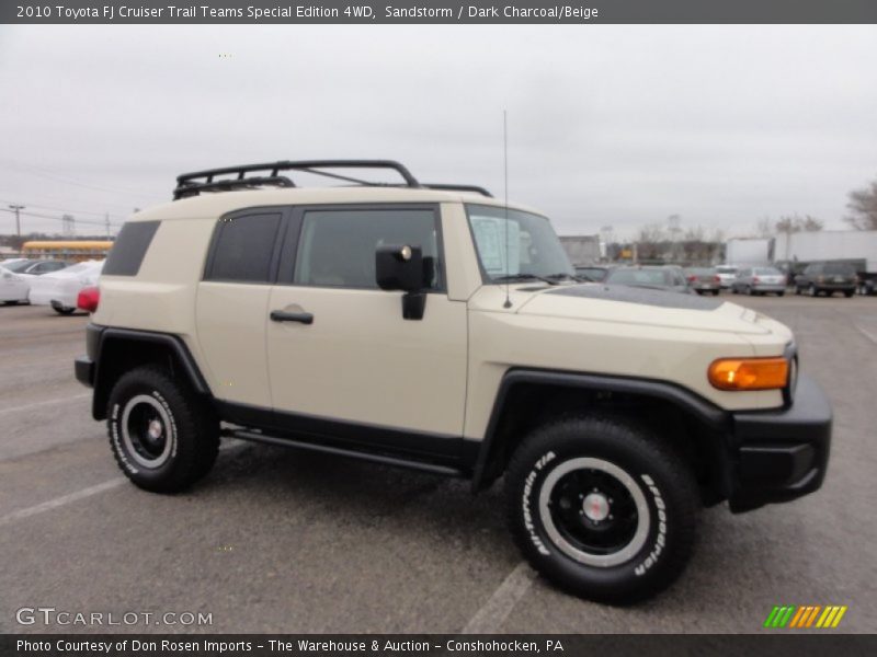 Sandstorm / Dark Charcoal/Beige 2010 Toyota FJ Cruiser Trail Teams Special Edition 4WD