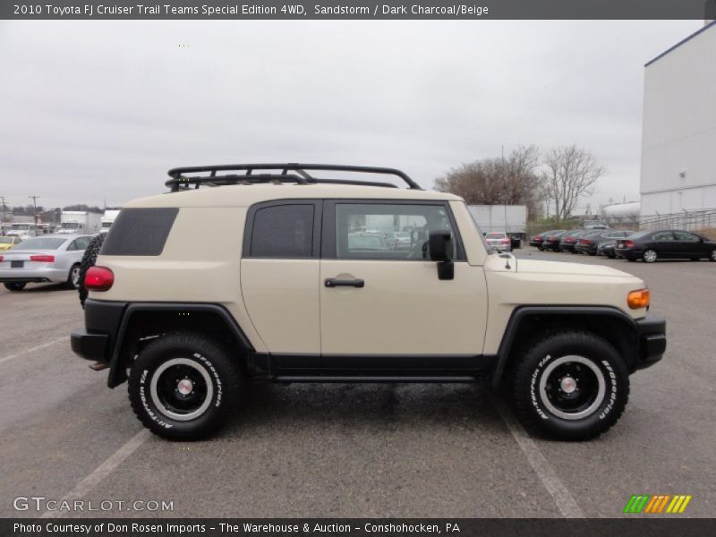 Sandstorm / Dark Charcoal/Beige 2010 Toyota FJ Cruiser Trail Teams Special Edition 4WD