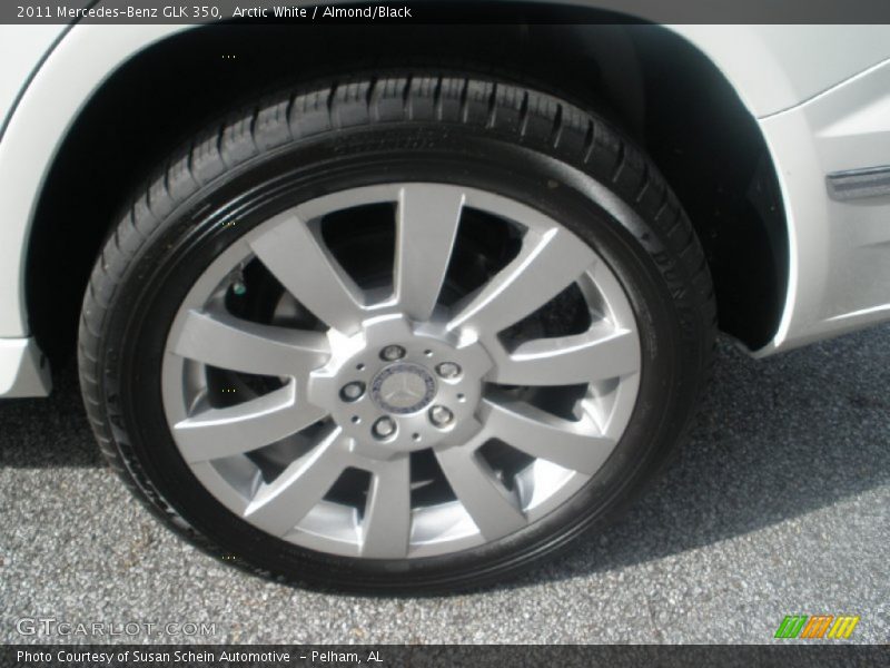 Arctic White / Almond/Black 2011 Mercedes-Benz GLK 350