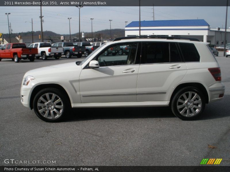 Arctic White / Almond/Black 2011 Mercedes-Benz GLK 350