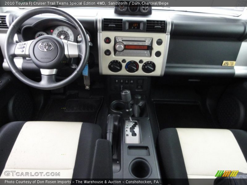 Sandstorm / Dark Charcoal/Beige 2010 Toyota FJ Cruiser Trail Teams Special Edition 4WD