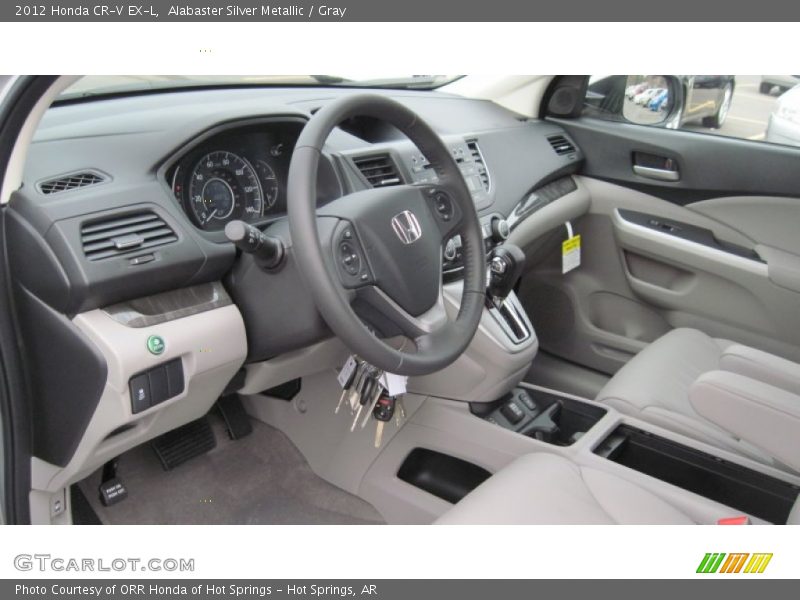  2012 CR-V EX-L Gray Interior