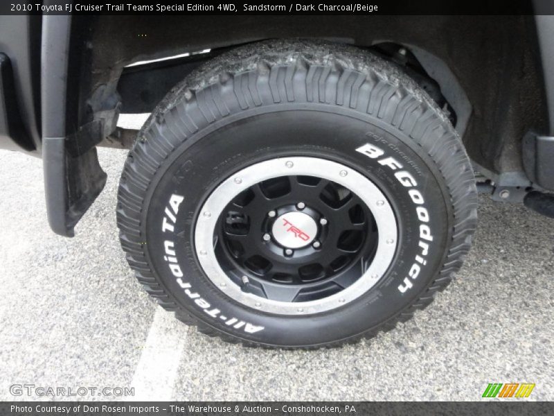 Sandstorm / Dark Charcoal/Beige 2010 Toyota FJ Cruiser Trail Teams Special Edition 4WD