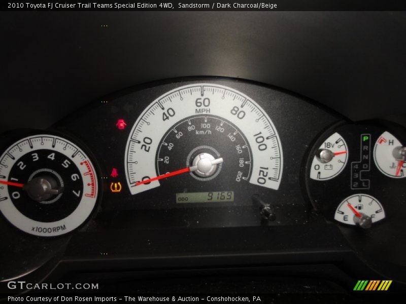 Sandstorm / Dark Charcoal/Beige 2010 Toyota FJ Cruiser Trail Teams Special Edition 4WD