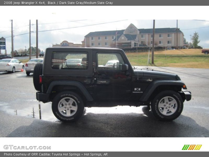 Black / Dark Slate Gray/Medium Slate Gray 2008 Jeep Wrangler X 4x4