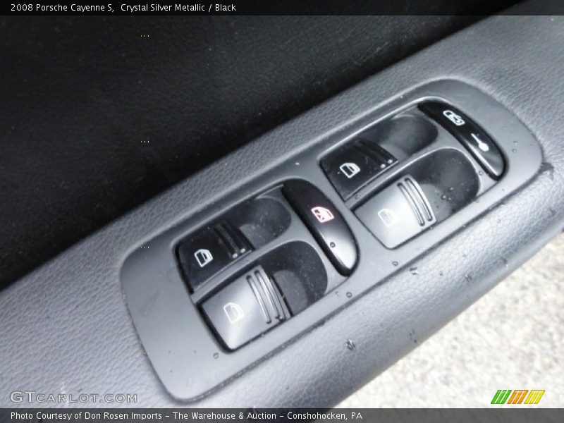 Crystal Silver Metallic / Black 2008 Porsche Cayenne S