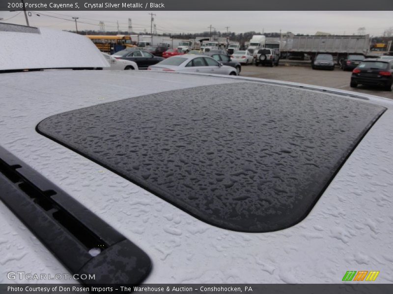 Crystal Silver Metallic / Black 2008 Porsche Cayenne S