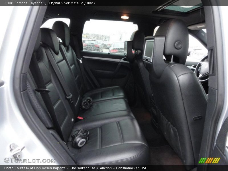Crystal Silver Metallic / Black 2008 Porsche Cayenne S