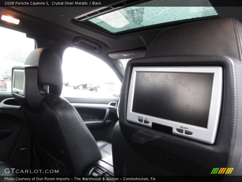 Crystal Silver Metallic / Black 2008 Porsche Cayenne S