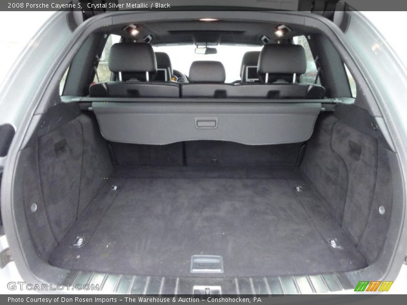 Crystal Silver Metallic / Black 2008 Porsche Cayenne S