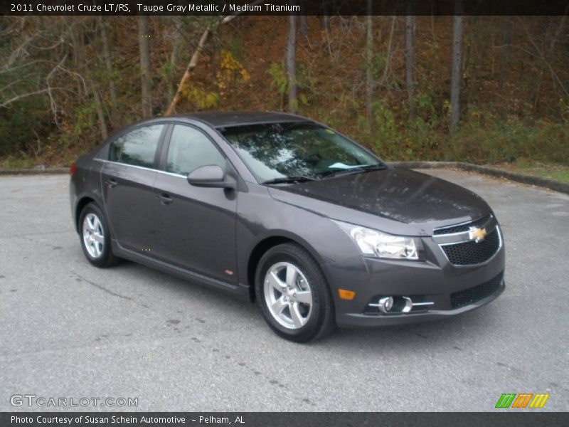 Taupe Gray Metallic / Medium Titanium 2011 Chevrolet Cruze LT/RS