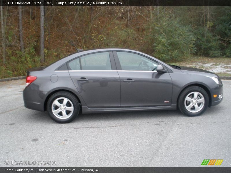 Taupe Gray Metallic / Medium Titanium 2011 Chevrolet Cruze LT/RS