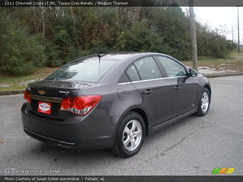 Taupe Gray Metallic / Medium Titanium 2011 Chevrolet Cruze LT/RS