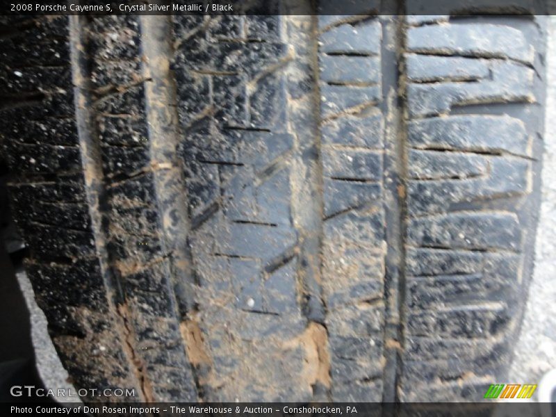 Crystal Silver Metallic / Black 2008 Porsche Cayenne S