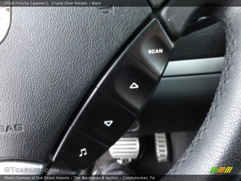 Crystal Silver Metallic / Black 2008 Porsche Cayenne S