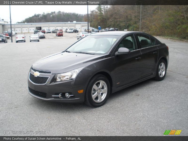 Taupe Gray Metallic / Medium Titanium 2011 Chevrolet Cruze LT/RS