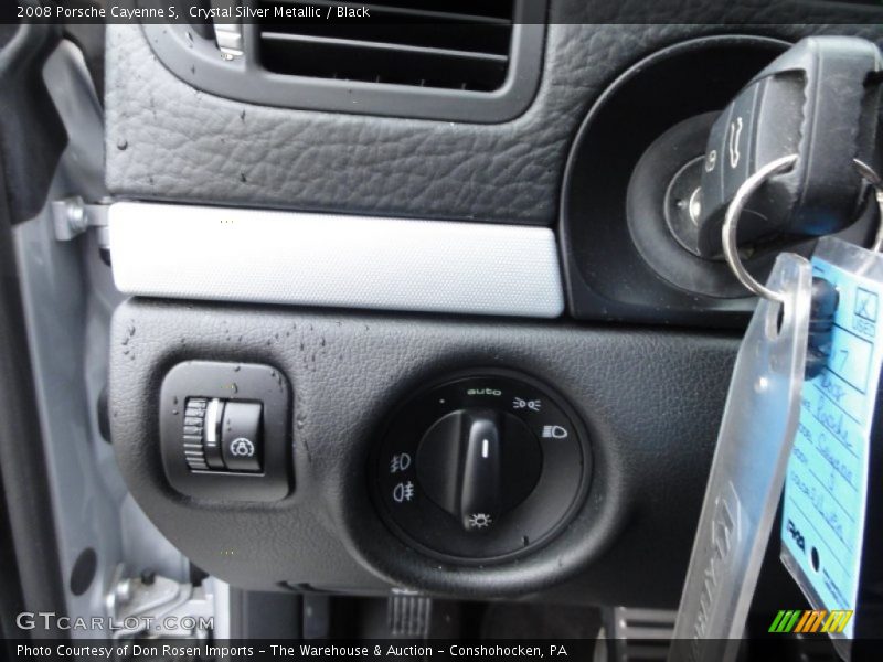 Crystal Silver Metallic / Black 2008 Porsche Cayenne S