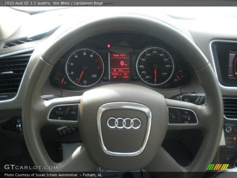 Ibis White / Cardamom Beige 2010 Audi Q5 3.2 quattro