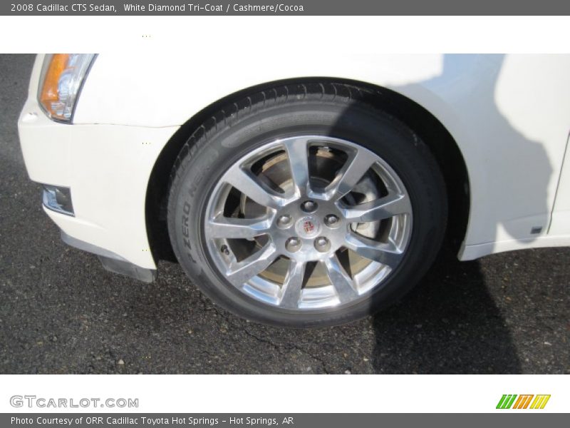White Diamond Tri-Coat / Cashmere/Cocoa 2008 Cadillac CTS Sedan