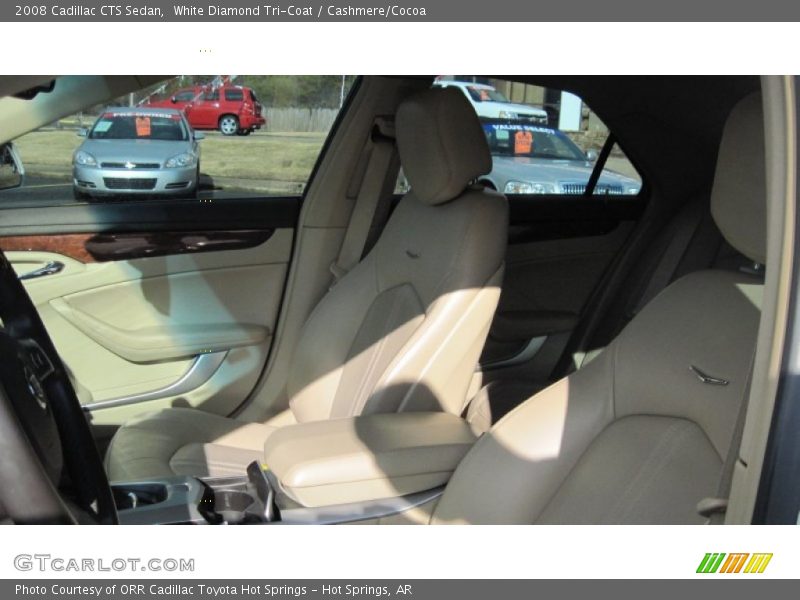 White Diamond Tri-Coat / Cashmere/Cocoa 2008 Cadillac CTS Sedan