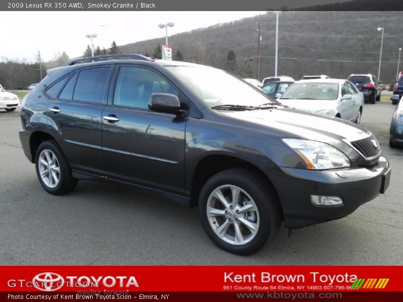 Smokey Granite / Black 2009 Lexus RX 350 AWD
