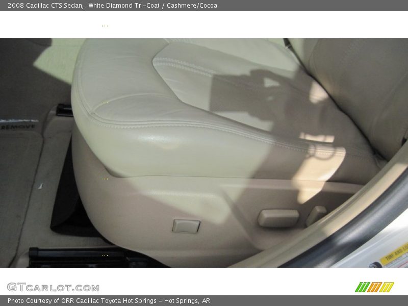 White Diamond Tri-Coat / Cashmere/Cocoa 2008 Cadillac CTS Sedan