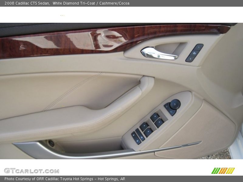 White Diamond Tri-Coat / Cashmere/Cocoa 2008 Cadillac CTS Sedan