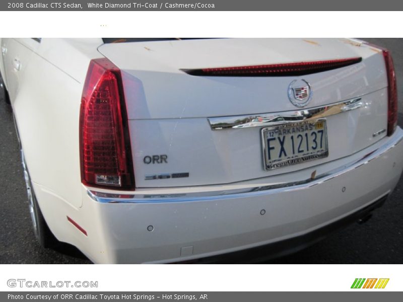 White Diamond Tri-Coat / Cashmere/Cocoa 2008 Cadillac CTS Sedan