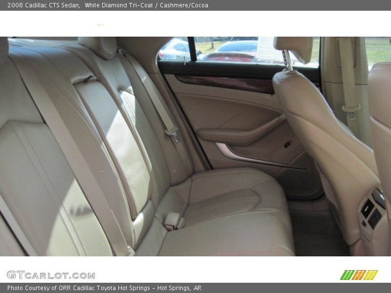 White Diamond Tri-Coat / Cashmere/Cocoa 2008 Cadillac CTS Sedan