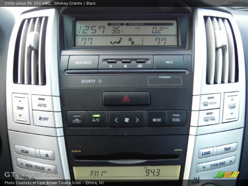 Smokey Granite / Black 2009 Lexus RX 350 AWD