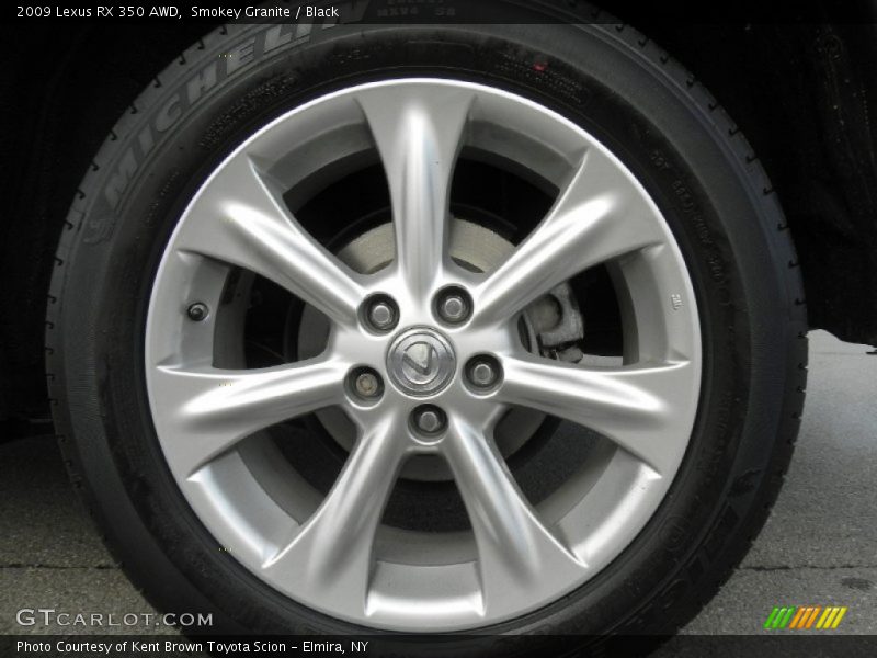 Smokey Granite / Black 2009 Lexus RX 350 AWD