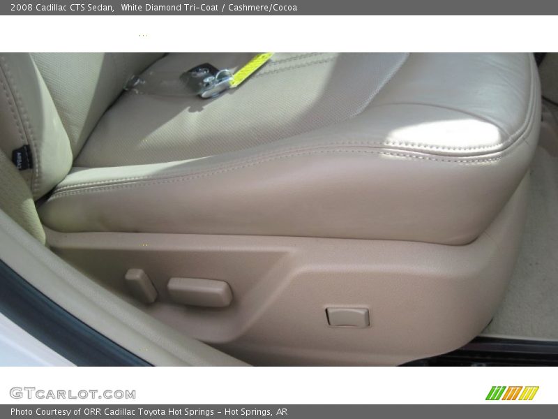 White Diamond Tri-Coat / Cashmere/Cocoa 2008 Cadillac CTS Sedan