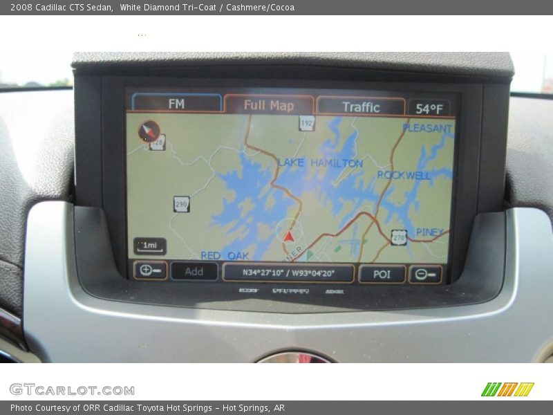 White Diamond Tri-Coat / Cashmere/Cocoa 2008 Cadillac CTS Sedan