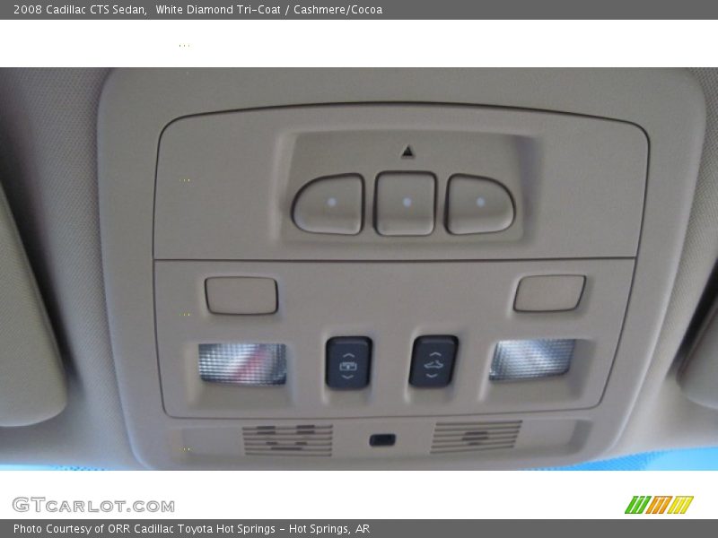 White Diamond Tri-Coat / Cashmere/Cocoa 2008 Cadillac CTS Sedan