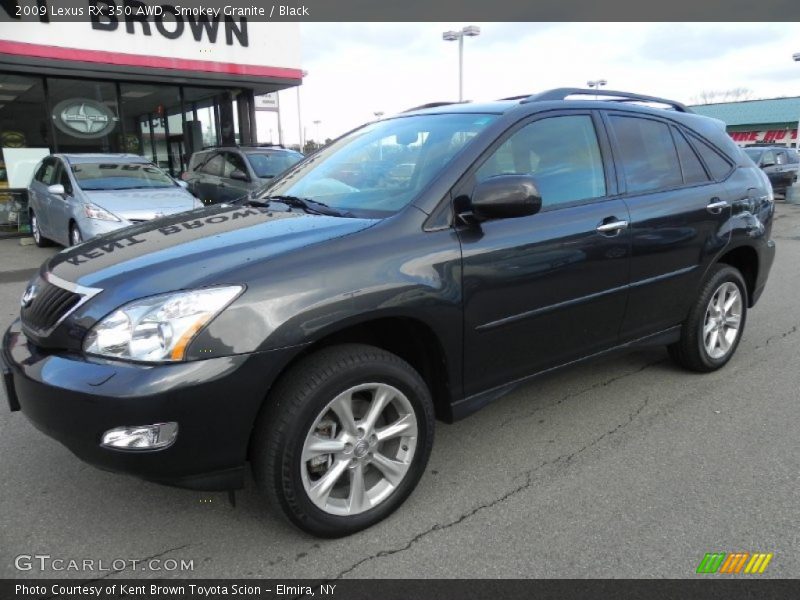 Smokey Granite / Black 2009 Lexus RX 350 AWD