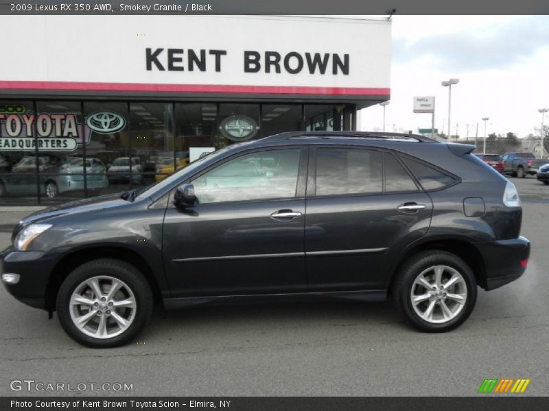 Smokey Granite / Black 2009 Lexus RX 350 AWD