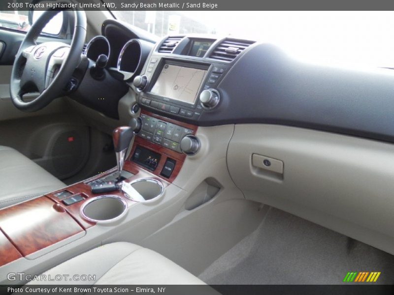 Sandy Beach Metallic / Sand Beige 2008 Toyota Highlander Limited 4WD