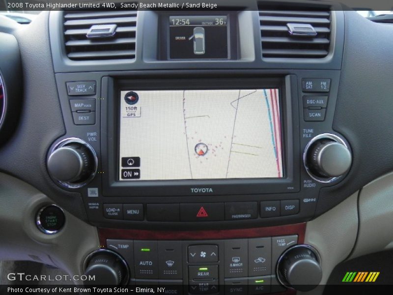 Sandy Beach Metallic / Sand Beige 2008 Toyota Highlander Limited 4WD