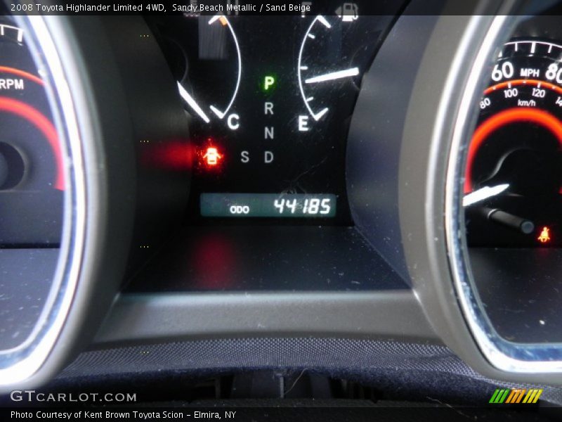Sandy Beach Metallic / Sand Beige 2008 Toyota Highlander Limited 4WD