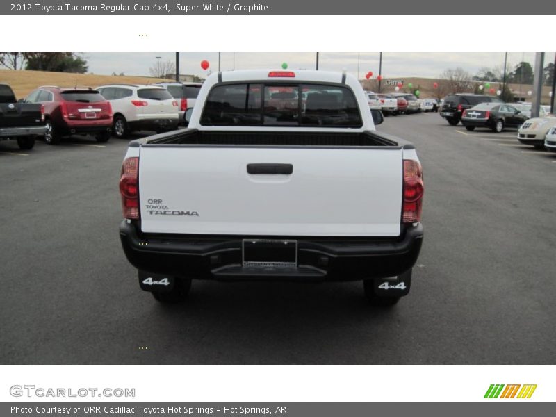 Super White / Graphite 2012 Toyota Tacoma Regular Cab 4x4