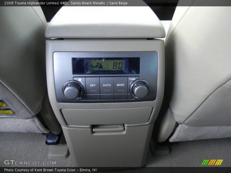 Sandy Beach Metallic / Sand Beige 2008 Toyota Highlander Limited 4WD